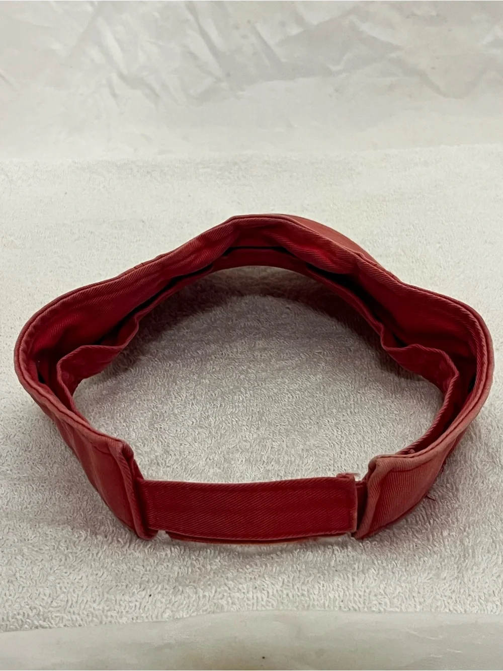 Pensacola Beach Visor with American Flag - Red